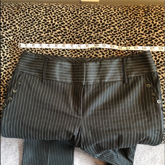 BCX Black Pinstripe Short Sleeve Suit - Picture 8 of 8